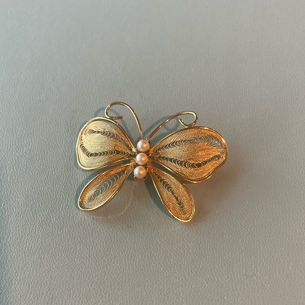 Vintage Napier Butterfly Brooch